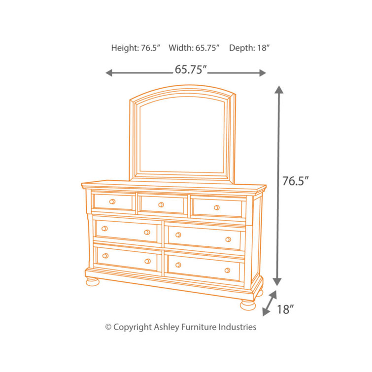 Porter dresser and deals mirror